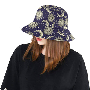 Moon Tribal Pattern Unisex Bucket Hat