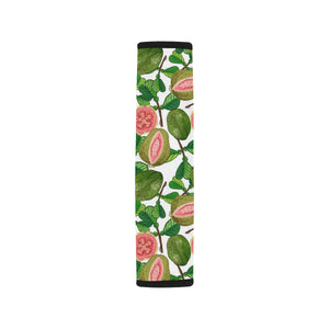 Guava Leaves Pattern Car Seat Belt Cover