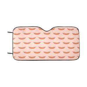 Sausage Pattern Print Design 01 Car Sun Shade