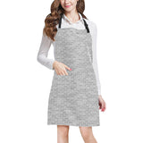 Brick Printed Pattern Print Design 01 Adjustable Apron