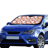 Goldfish Pattern Print Design 02 Car Sun Shade