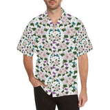 Hummingbird Pattern Print Design 01 Men's All Over Print Hawaiian Shirt (Model T58)