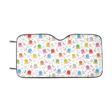 Snail Pattern Print Design 05 Car Sun Shade