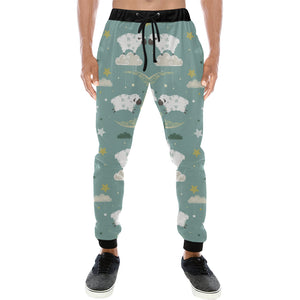 Sheep Sweet Dream Pattern Unisex Casual Sweatpants