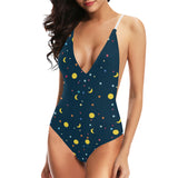 Moon Star Pattern Women's One-Piece Swimsuit