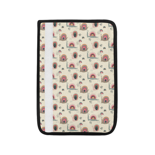 Snail Pattern Print Design 04 Car Seat Belt Cover