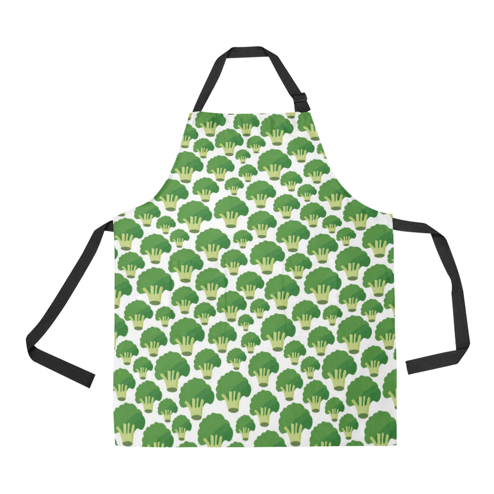 Broccoli Pattern Background Adjustable Apron