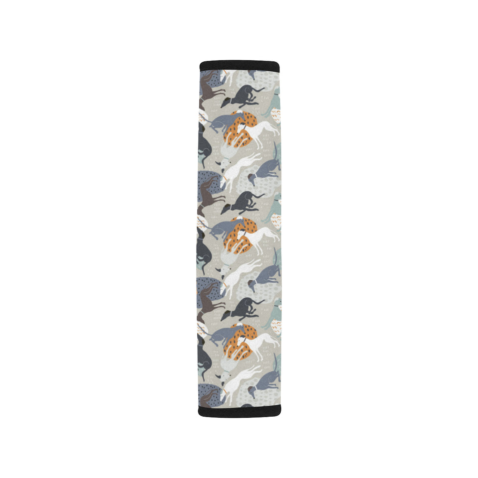 Greyhound Pattern Print Design 04 Car Seat Belt Cover