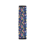 Giraffe Pattern Print Design 04 Car Seat Belt Cover