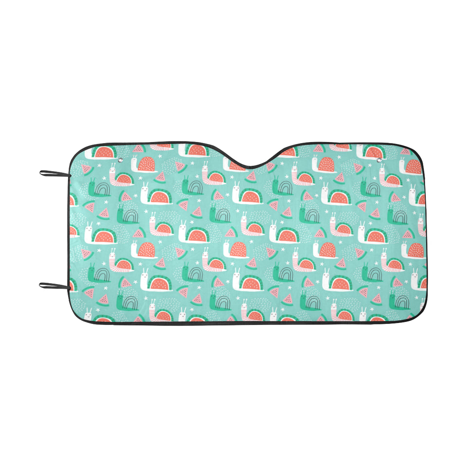 Snail Pattern Print Design 01 Car Sun Shade