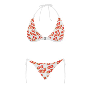 Tomato Water Color Pattern Sexy Bikinis Two-Pieces Swimsuits