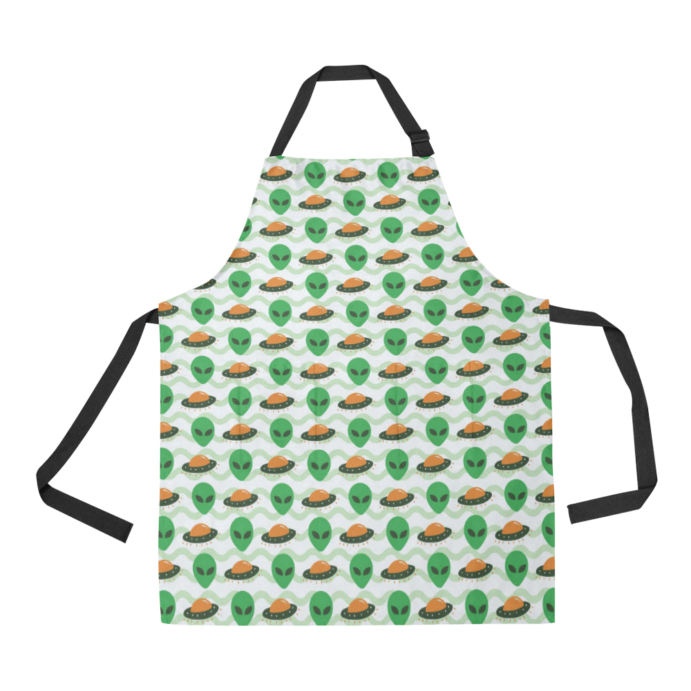 Alien Pattern Print Design 02 Adjustable Apron