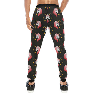 Unicorn Star Pattern Unisex Casual Sweatpants