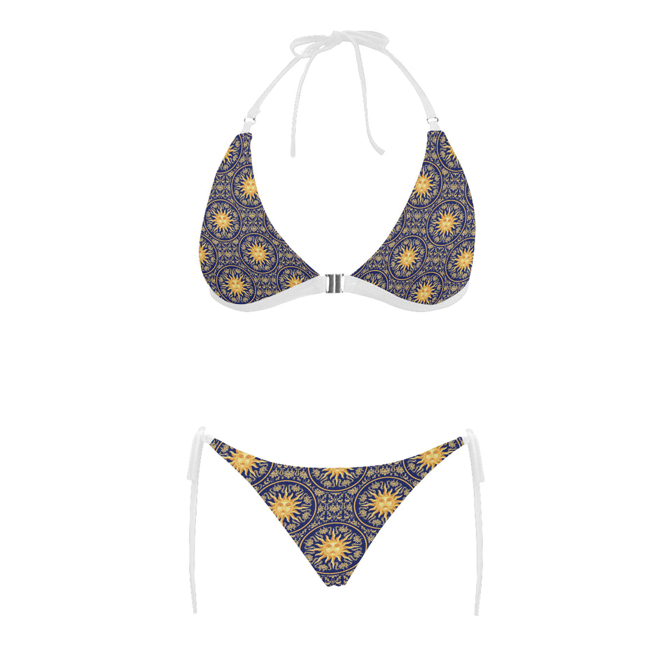 Sun Pattern Sexy Bikinis Two-Pieces Swimsuits