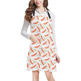 Sausage Pattern Print Design 03 Adjustable Apron