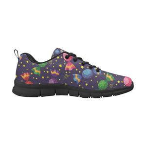 Candy Star Pattern Men's Sneakers Black