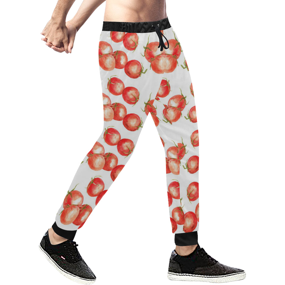 Tomato Water Color Pattern Unisex Casual Sweatpants