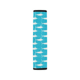 Swordfish Pattern Print Design 02 Car Seat Belt Cover