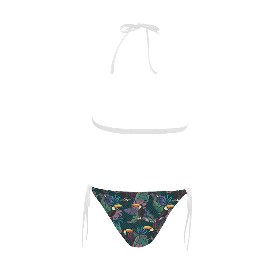 Toucan Pattern Sexy Bikinis Two-Pieces Swimsuits