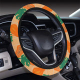 Papaya Leaves Pattern Car Steering Wheel Cover