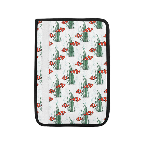 Clown Fish Pattern Print Design 03 Car Seat Belt Cover