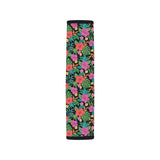 Hibiscus Pattern Print Design 01 Car Seat Belt Cover