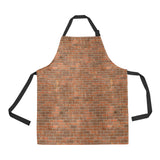 Brick Printed Pattern Print Design 04 Adjustable Apron