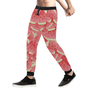 Watermelon Pattern Background Unisex Casual Sweatpants