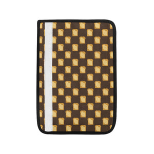 Bread Toast Pattern Print Design 01 Car Seat Belt Cover