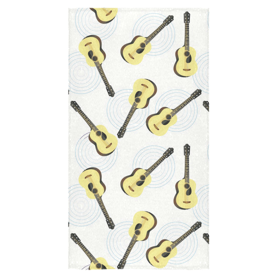Classic Guitar Pattern Bath Towel