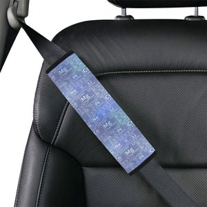 Chemistry Periodic Table Pattern Print Design 02 Car Seat Belt Cover