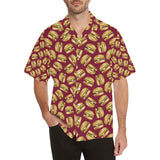 Hamburger Pattern Print Design 01 Men's All Over Print Hawaiian Shirt (Model T58)