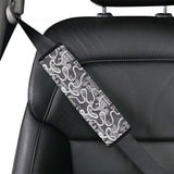 Snake Gray Pattern Car Seat Belt Cover