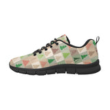 Christmas Tree Pattern Men's Sneakers Black