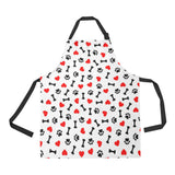 Dog Paws Pattern Print Design 01 Adjustable Apron