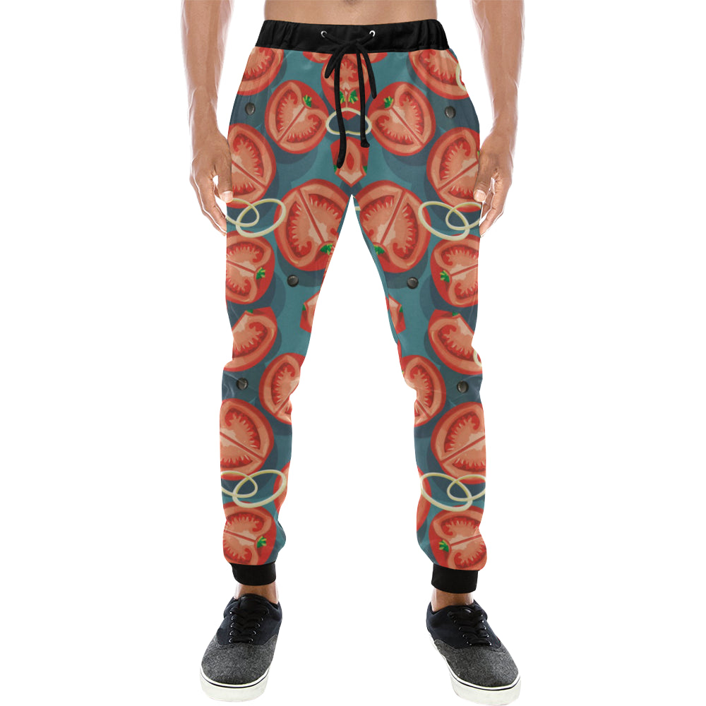 Tomato Pattern Background Unisex Casual Sweatpants