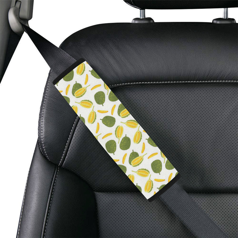 Durian Pattern Background Car Seat Belt Cover