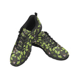 Ginkgo Leaves Flower Pattern Men's Sneakers Black