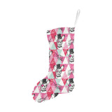 Cool Chihuahua Pink Pattern Christmas Stocking