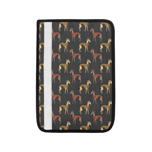 Greyhound Pattern Print Design 01 Car Seat Belt Cover