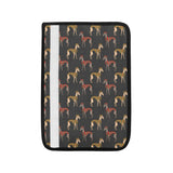 Greyhound Pattern Print Design 01 Car Seat Belt Cover