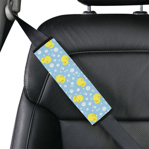 Duck Toy Pattern Print Design 02 Car Seat Belt Cover