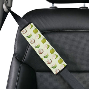 Coconut Pattern Print Design 04 Car Seat Belt Cover