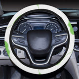 Ginkgo Leaves Pattern Car Steering Wheel Cover