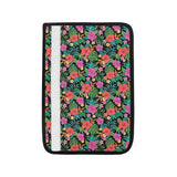 Hibiscus Pattern Print Design 01 Car Seat Belt Cover