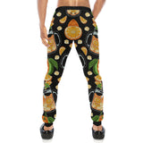 Orange Ice Orance Juice Pattern Unisex Casual Sweatpants