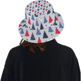 Christmas Tree Star Pattern Unisex Bucket Hat