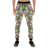 Orchid Leaves Pattern Unisex Casual Sweatpants