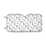 Eagle Pattern Print Design 01 Car Sun Shade