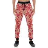 Starfish Red Theme Pattern Unisex Casual Sweatpants